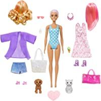 Barbie Color Reveal de la Playa a la Fiesta- muñeca que revela sus colores con agua- incluye ropa y accesorios (Mattel…